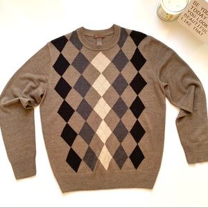 SOLD Dockers argyle crew neck sweater